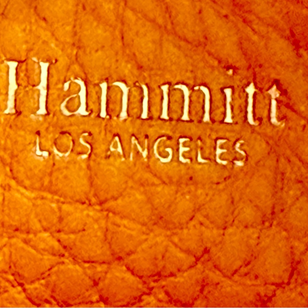 Hammitt Nash Apricot Tan Textured Wrislet/Crossbody with Dust Bag - Picture 6 of 7